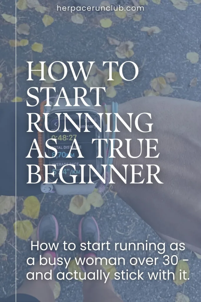 picture of a running watch with a text overlay