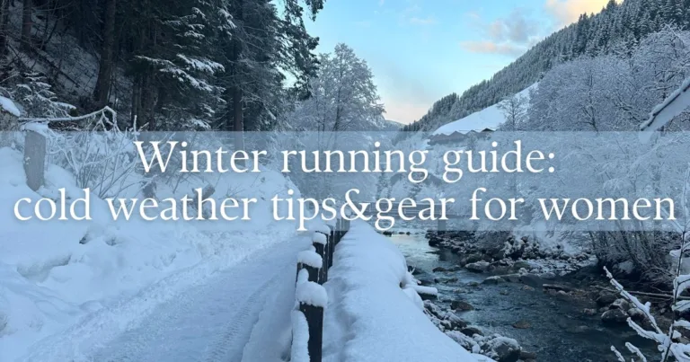 Winter running guide: cold weather tips and gear for women